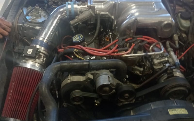 Classic muscle car restoration project
